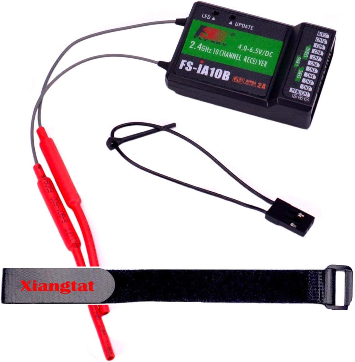 Flysky Fs-ia10b Receiver 2.4G 10Ch Ppm Output Compatible for Flysky Fs-i6 Fs-i6s Fs-i10 Transmitter