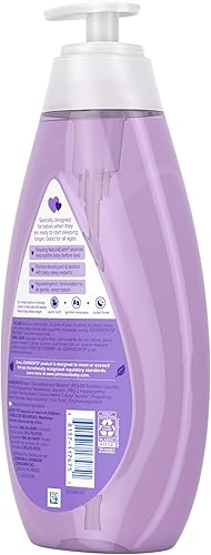 Miniatura 7 de Johnsons - Baño de bebé a la hora de acostarse con Aromas Calmantes fórmula líquida hipoalergénica y sin desgarros sin parabenos sulfatos tintes o