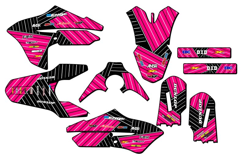Amazon.com: 2018-2025 YZ 65 Race Series Pink Senge Graphics Base