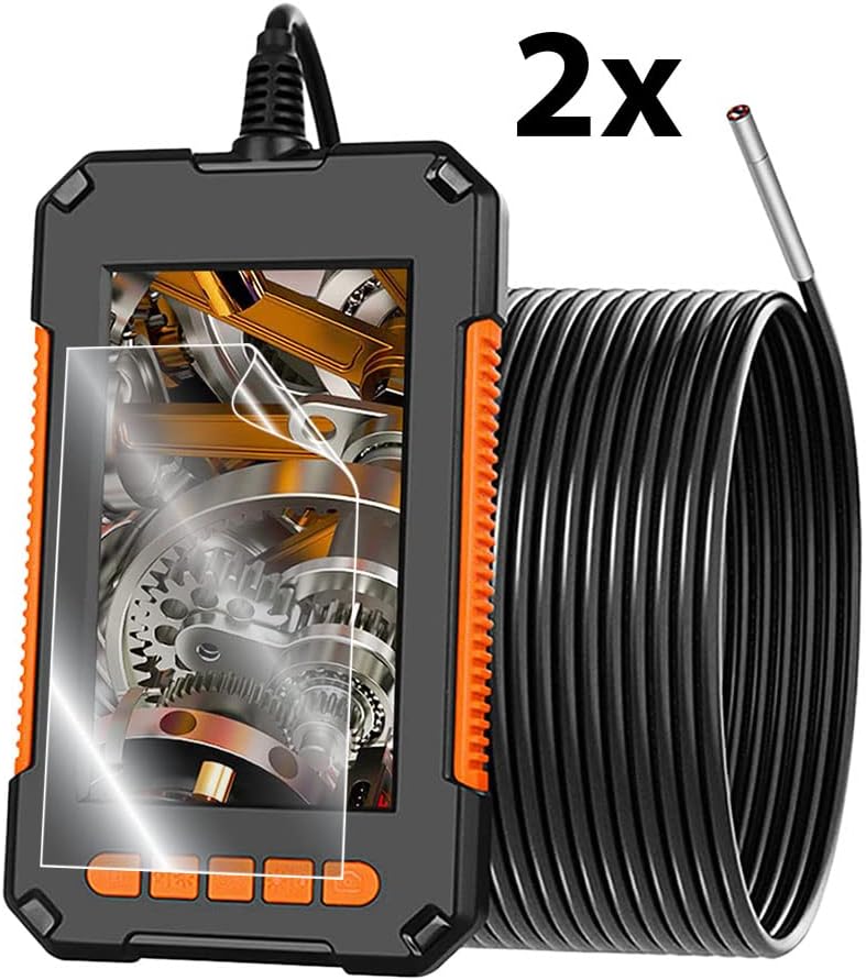 IPG For Industrial Endoscope Inspection Camera 4.3" LCD Screen Protector (2 Units) Hydrogel Invisible Screen Guard - HD Quality/Self-Healing/Bubble -Free for Endoscope