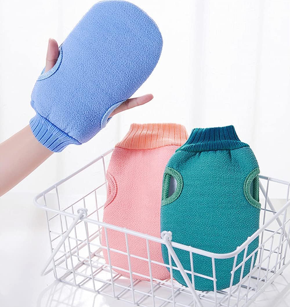 3 Exfoliating Gloves,Exfoliating Gloves mitt Exfoliating Body Mitts