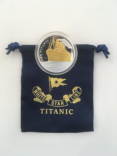 Miniatura 4 de Titanic Heart of the Ocean Necklace and Titanic Coin