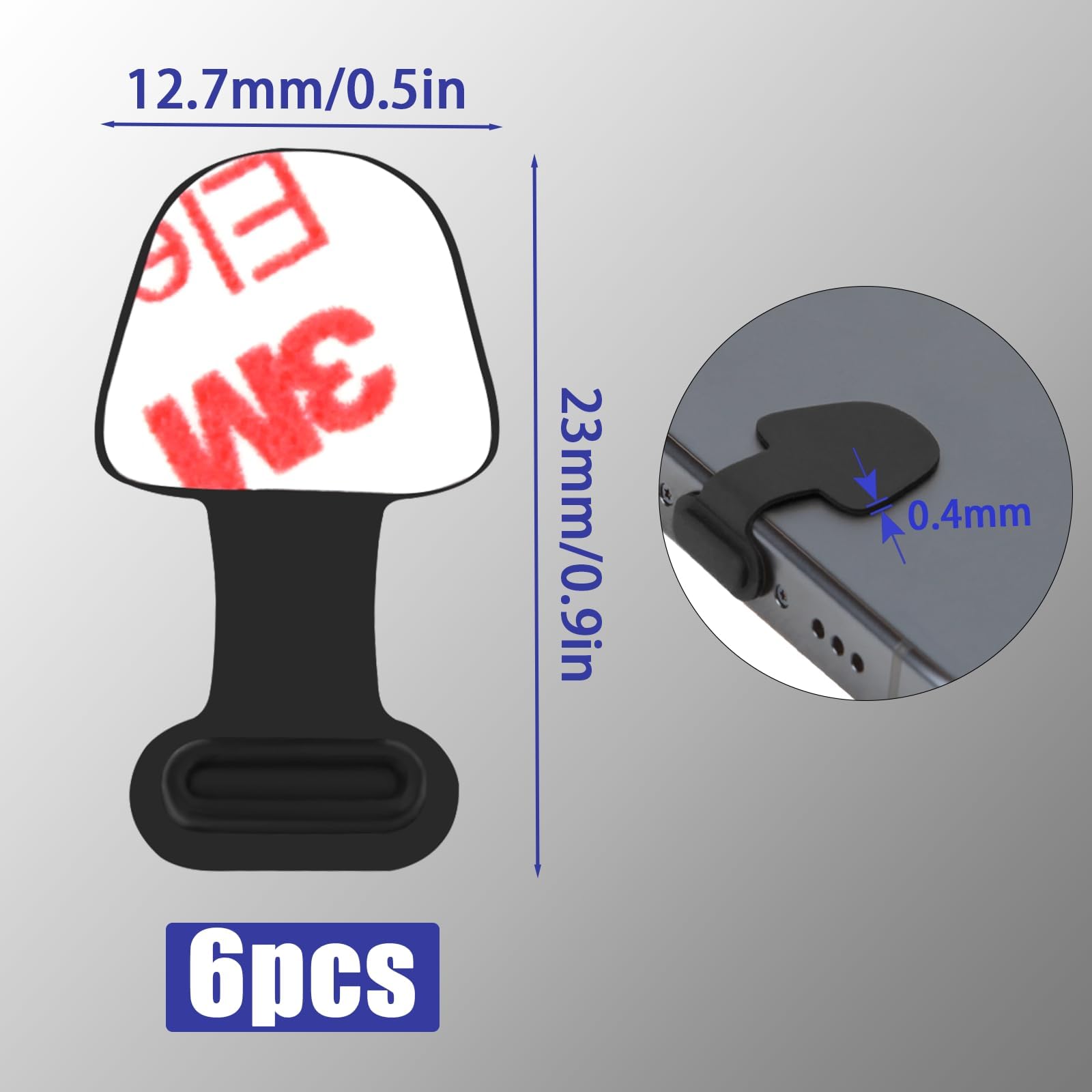 6 PIÈCES Protecteur De Port USB Type-C, Bouchon Anti-poussière Et
