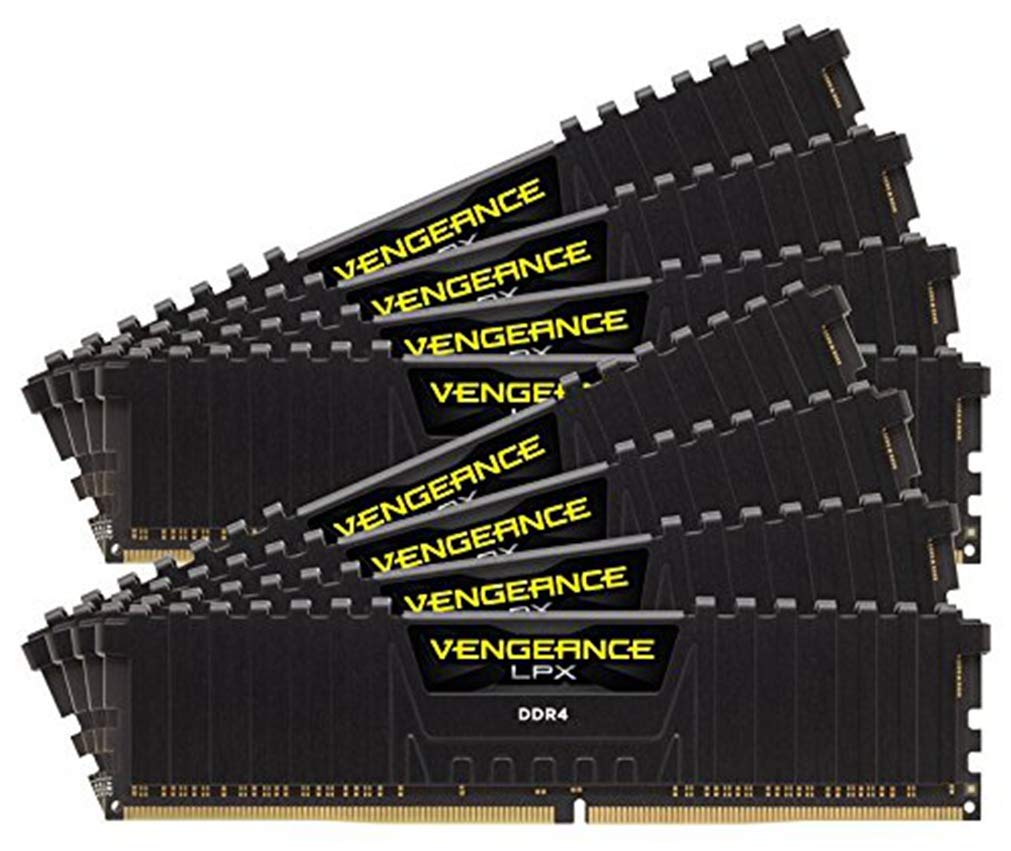 Corsair Vengeance LPX 64GB (8x8GB) DDR4 3000MHz C16 XMP 2.0 High Performance Desktop Arbeitsspeicher Kit, schwarz
