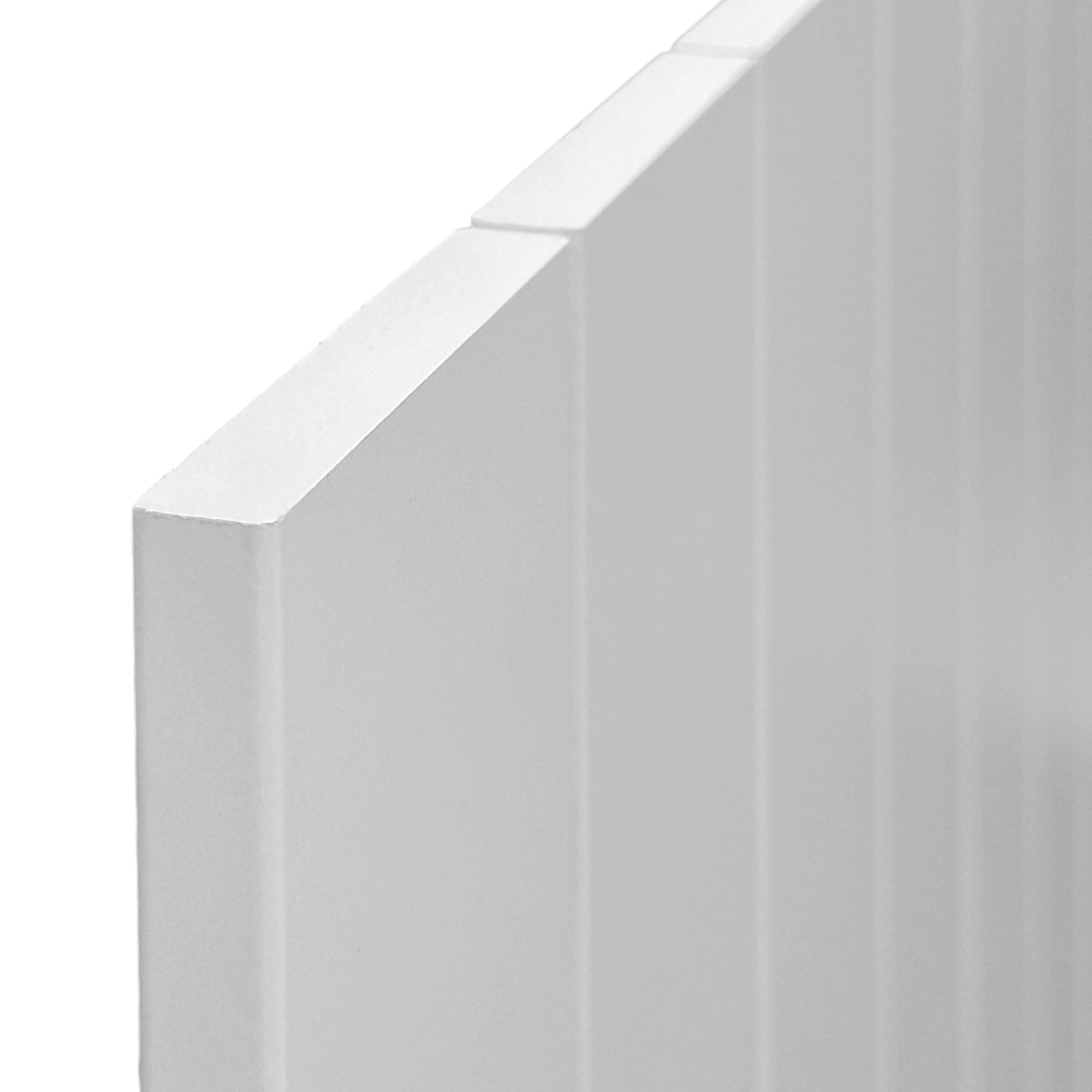 DHOME Testata in legno riciclato MDF Pallet Style letto verticale Pallet Raccordi inclusi (150cm, Bianco massiccio)