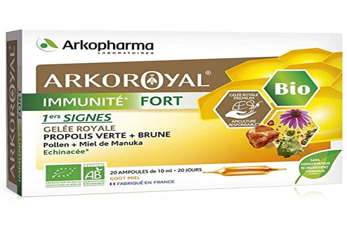 Arkopharma Arkoroyal Immunité Fort Bio 20 ampoules