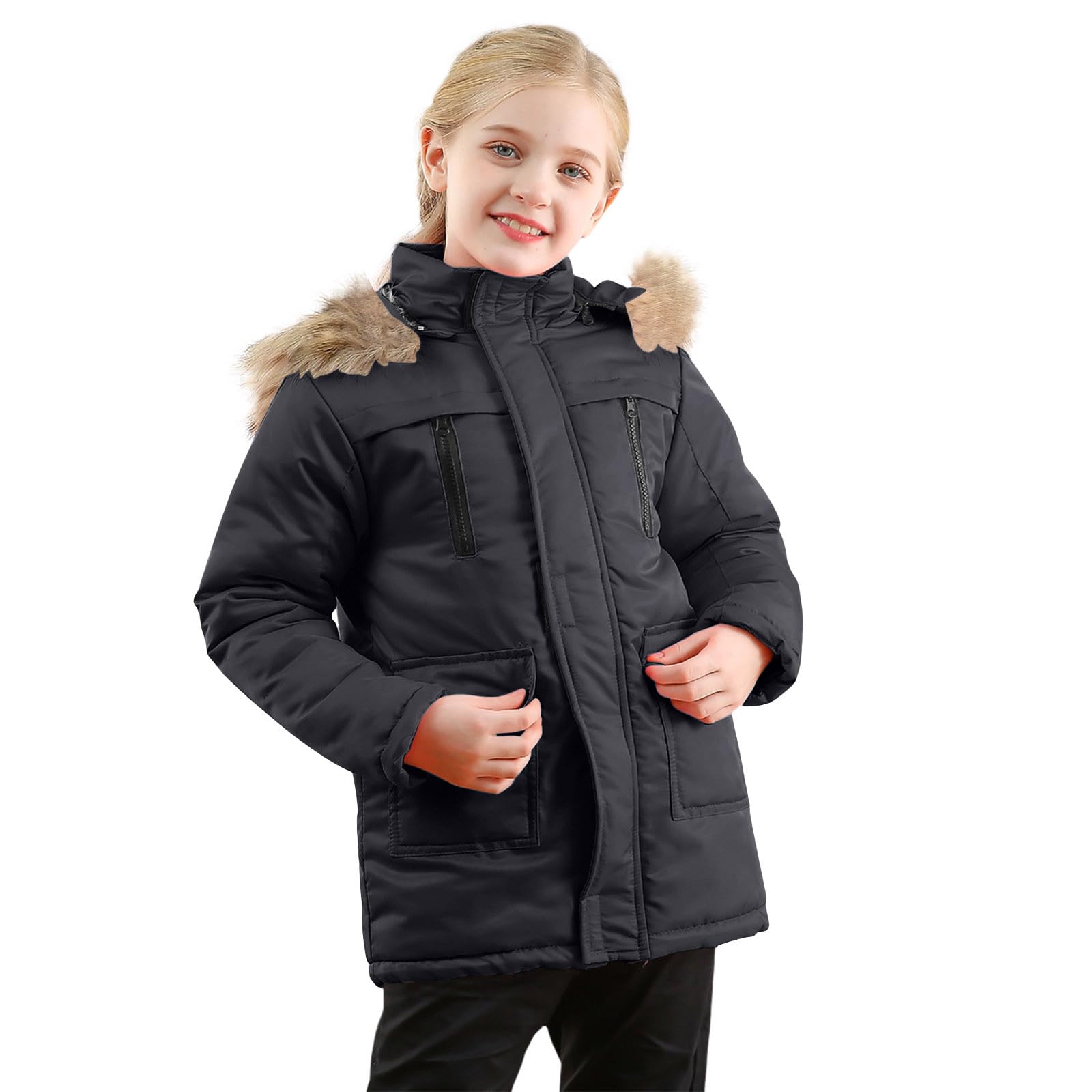 Generisch 2025 neonato bambino bambino ragazza fumetto stampa manica lunga cappotto top abbigliamento