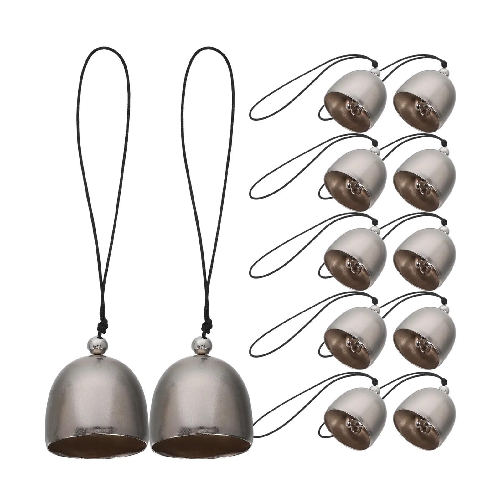 Christmas Bells 10pcs Jingle Bells Vintage Decor for Christmas Door Garden Window Wind Chime Tree for Christmas Decor
