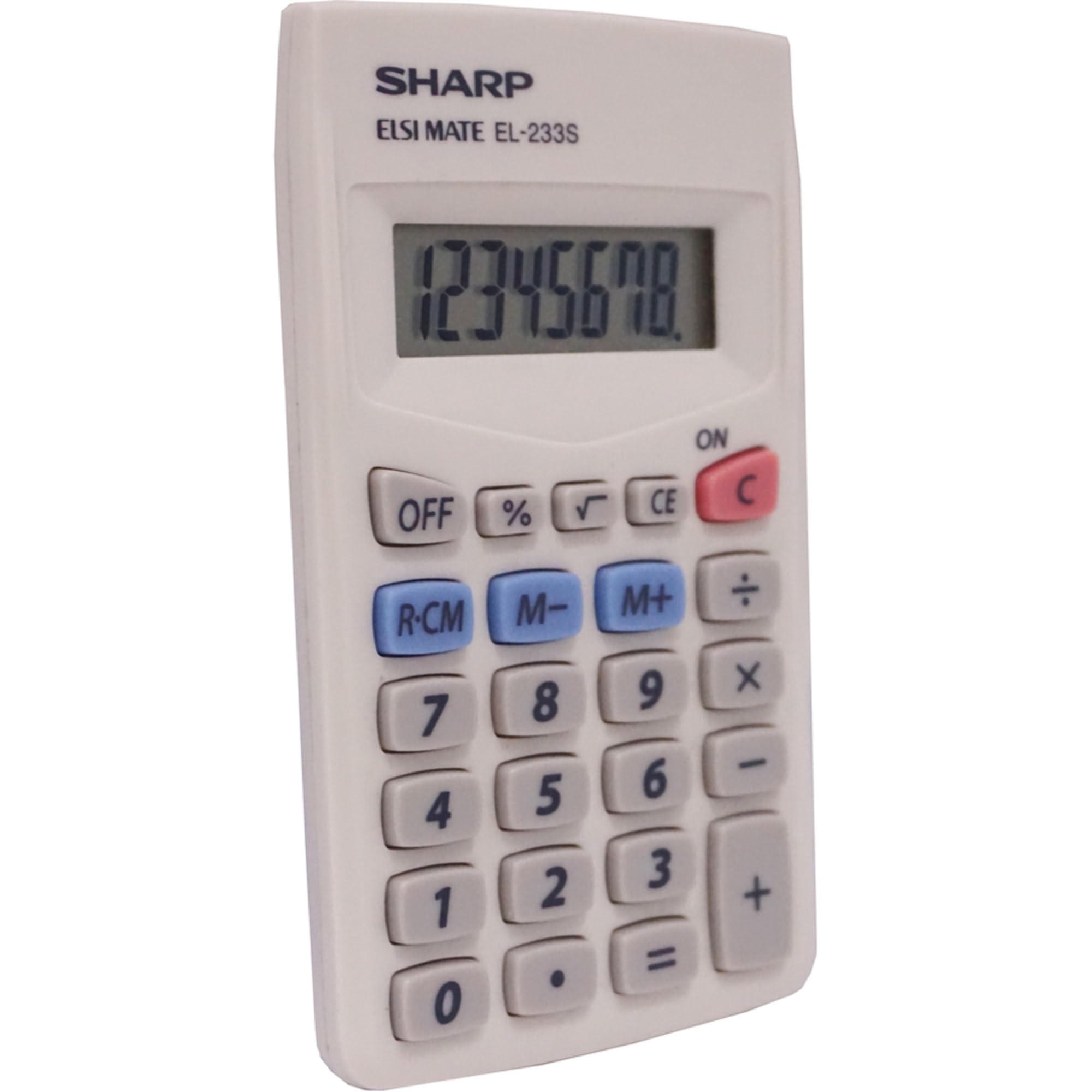 Sharp EL-233SB calcolatrice Scrivania Calcolatrice finanziaria Grigio - Calcolatrici (Ufficio, Calcolatrice finanziaria, 8 cifre, 1 linee, Batteria, Grigio)