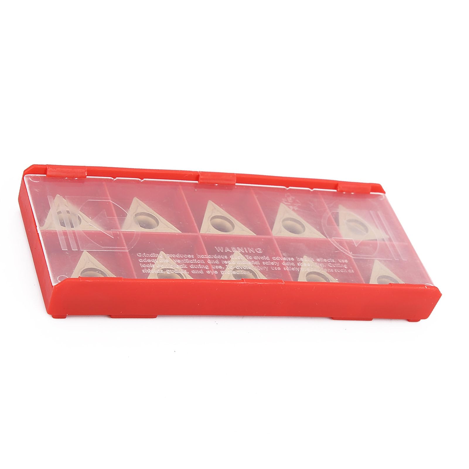 Inserto triangolare in acciaio al carburo di tungsteno con inserto per tornitura CNC adatto per semifinitura e sgrossatura 10 pezzi