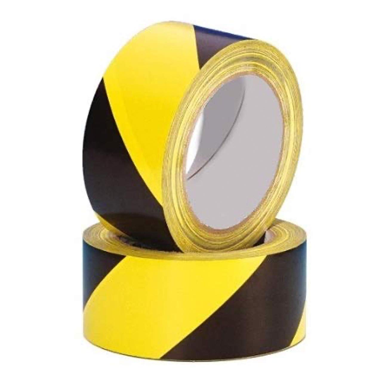 LADWA 2 Inch Wide x 20mtrs, Premium Waterproof Self Adhesive Floor Marking Tape (Pack of 10, Yellow/Black) - Durable Hazard Marker/Zebra Stripe Safety Floor Marking Tape for Hazard Caution Warning (B08DKPYC41) Amazon Price History, Amazon Price Tracker