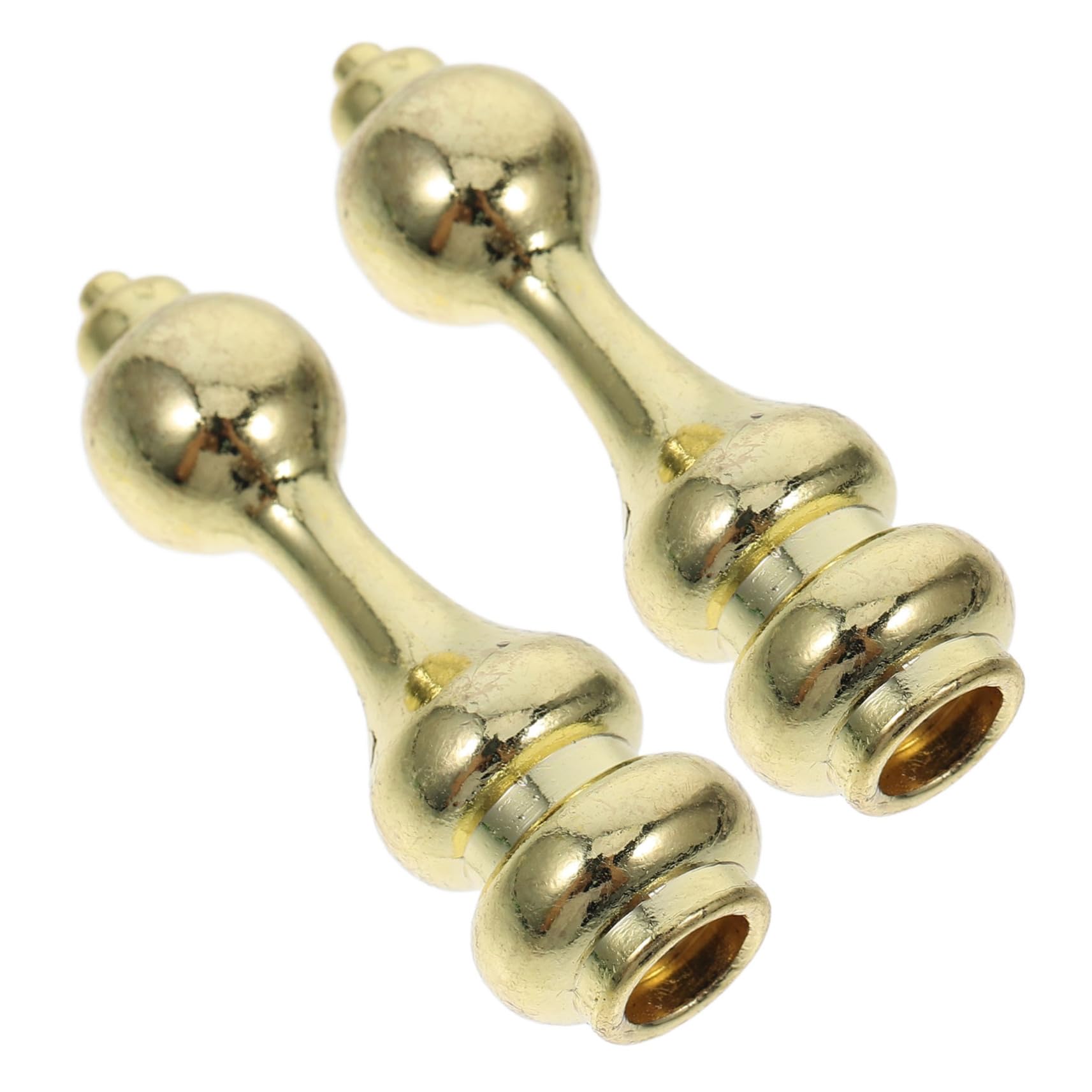 VILLCASE 2pcs Metal Guardrail Hardware for Wine Cabinets Decorative Rail End Connector for Furniture Accessories Easy Installation Secure Connections Flexible Design