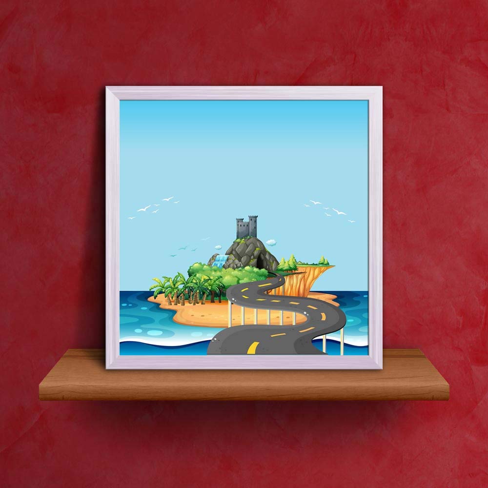 ArtzFolio Road Trip To The Cave On The Island Tabletop Painting
