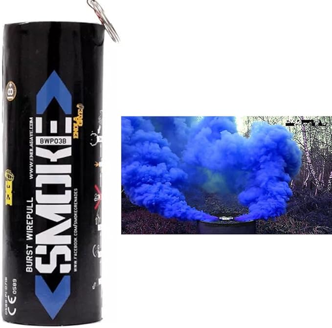 EG GRANATA FUMOGENA A FILO 20 SECONDI BURST SOFTAIR (BLU) Amazon.it