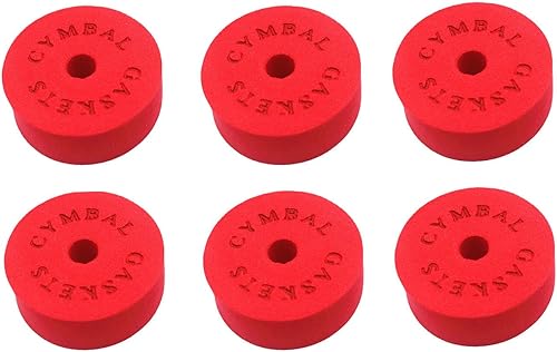 Miniatura 2 de Jiayouy 12 piezas de platillos Hi-Hat accesorios con 1.575 in de platillo arandela cojines de platillo mangas de platillo de ajuste rápido tuerca de