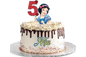 Snow White Princess Cake Toppers: Personalize Your Royal Celebration