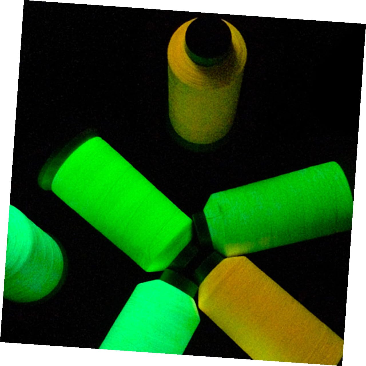 Hilo de Bordar Luminoso de Poliéster, 5 Piezas para Bordado a Mano