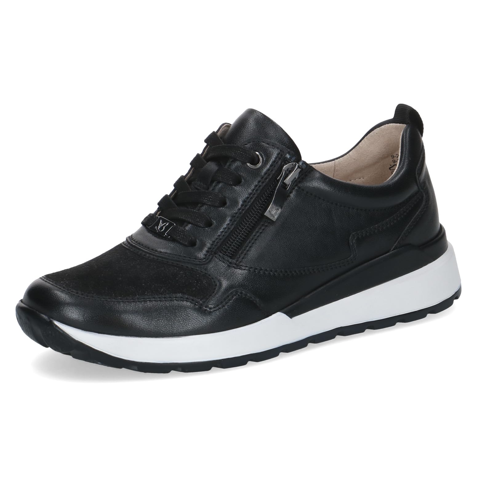 Caprice Women's Damen 9-23760-46 Sneaker, Black Wht Sole, 5 UK
