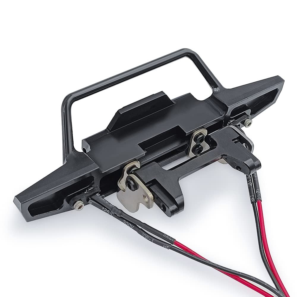 Levigo Paraurti anteriore per auto RC con luce a LED compatibile con