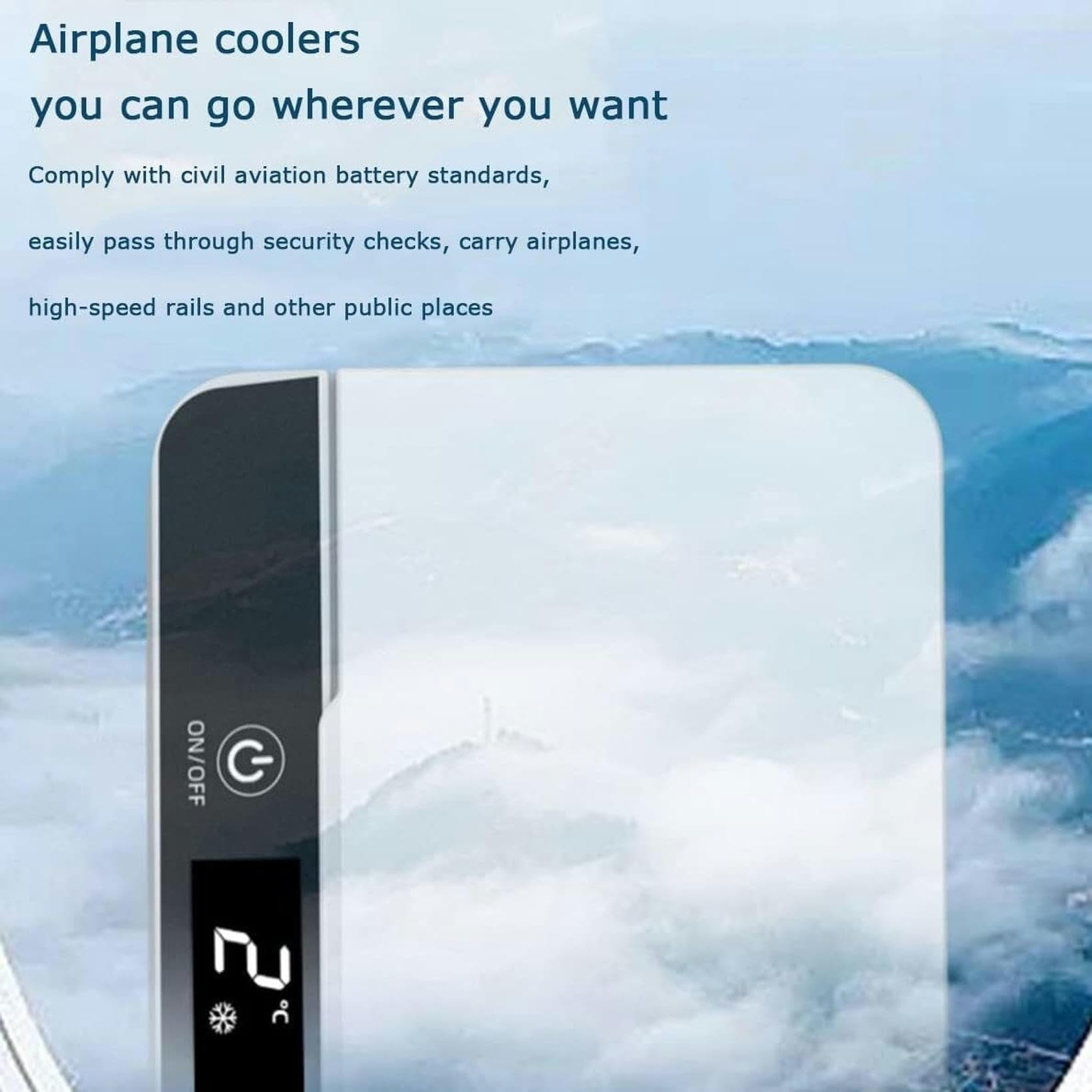 Estuche portátil refrigerado para insulina, mini unidad de refrigeración para coche para medicamentos para la diabetes, enfriamiento rápido para hormonas de crecimiento y antibióticos (sin baterí
