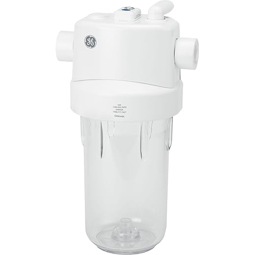 GE Water Filter System for Entire Home | Premium Water Filtration System Reduces Sediment, Rust & More | Install Kit & Accessories Included | Replace Filters (FXHTC, FXHSC) Every 3 Months | GXWH40L