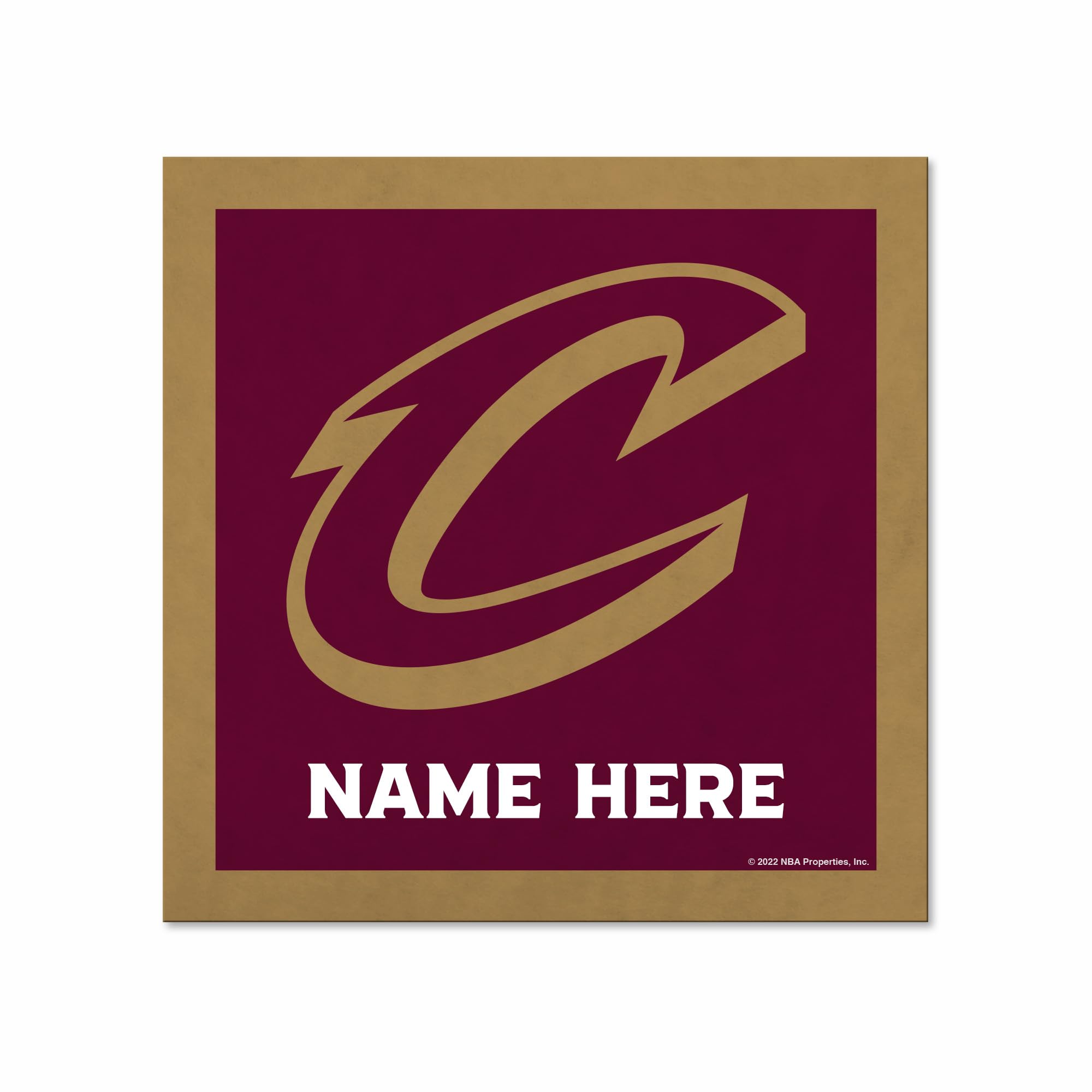 Rico Industries NBA Basketball Cleveland Cavaliers Personalized 23