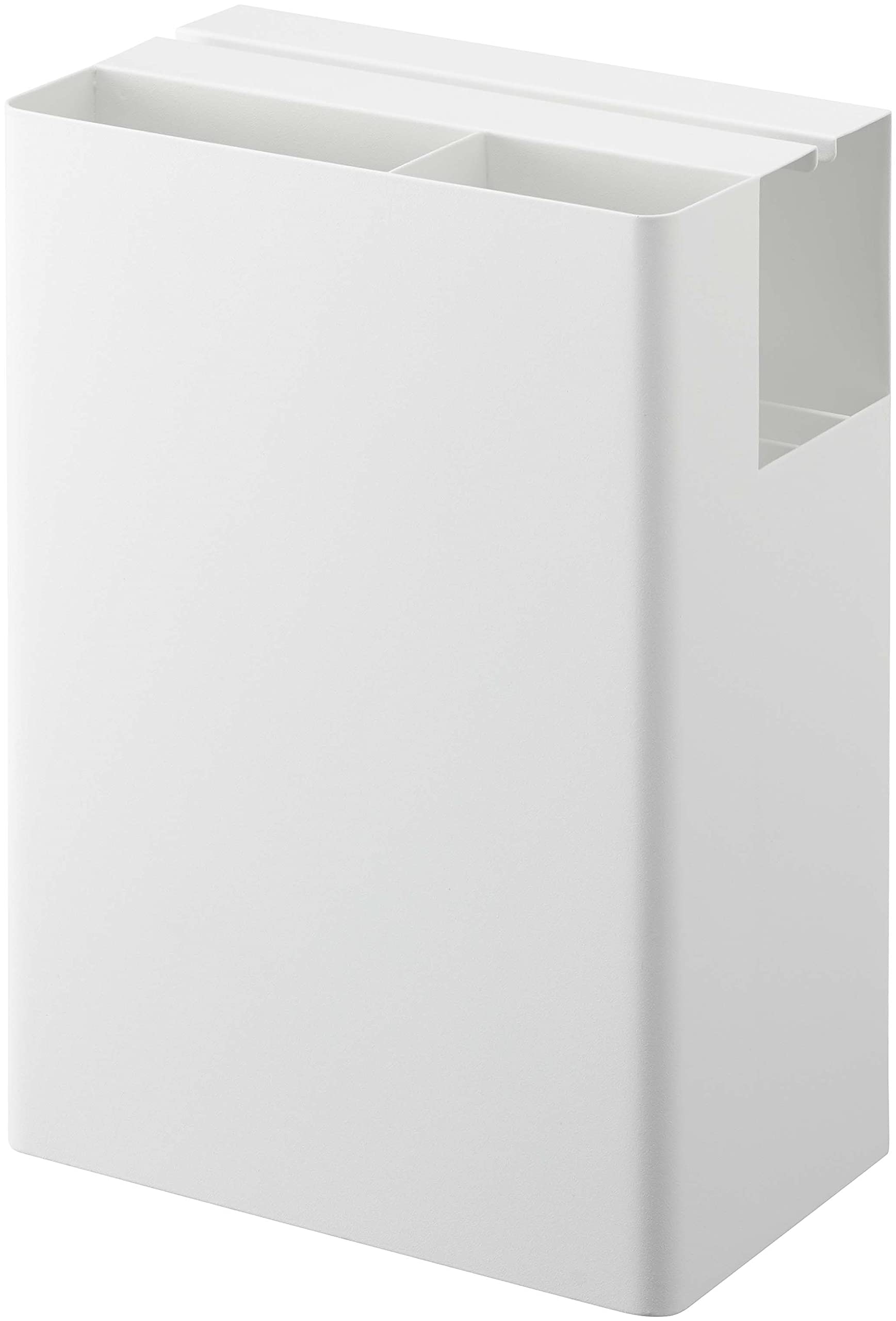 Yamazaki 5516 Cleaner Tool Organizer, White, Approx. W 7.9 x D 4.7 x H 11.0 inches (20 x 12 x 28 cm), Tower, Clean Up Tools, Excellent Storage