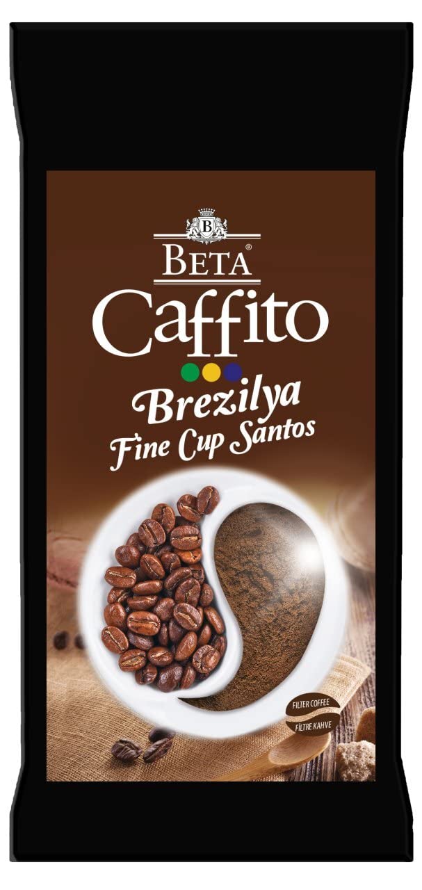 Beta Tea Beta Caffito Brazil Fine Cup Santos Filtre Kahve 250 Gr