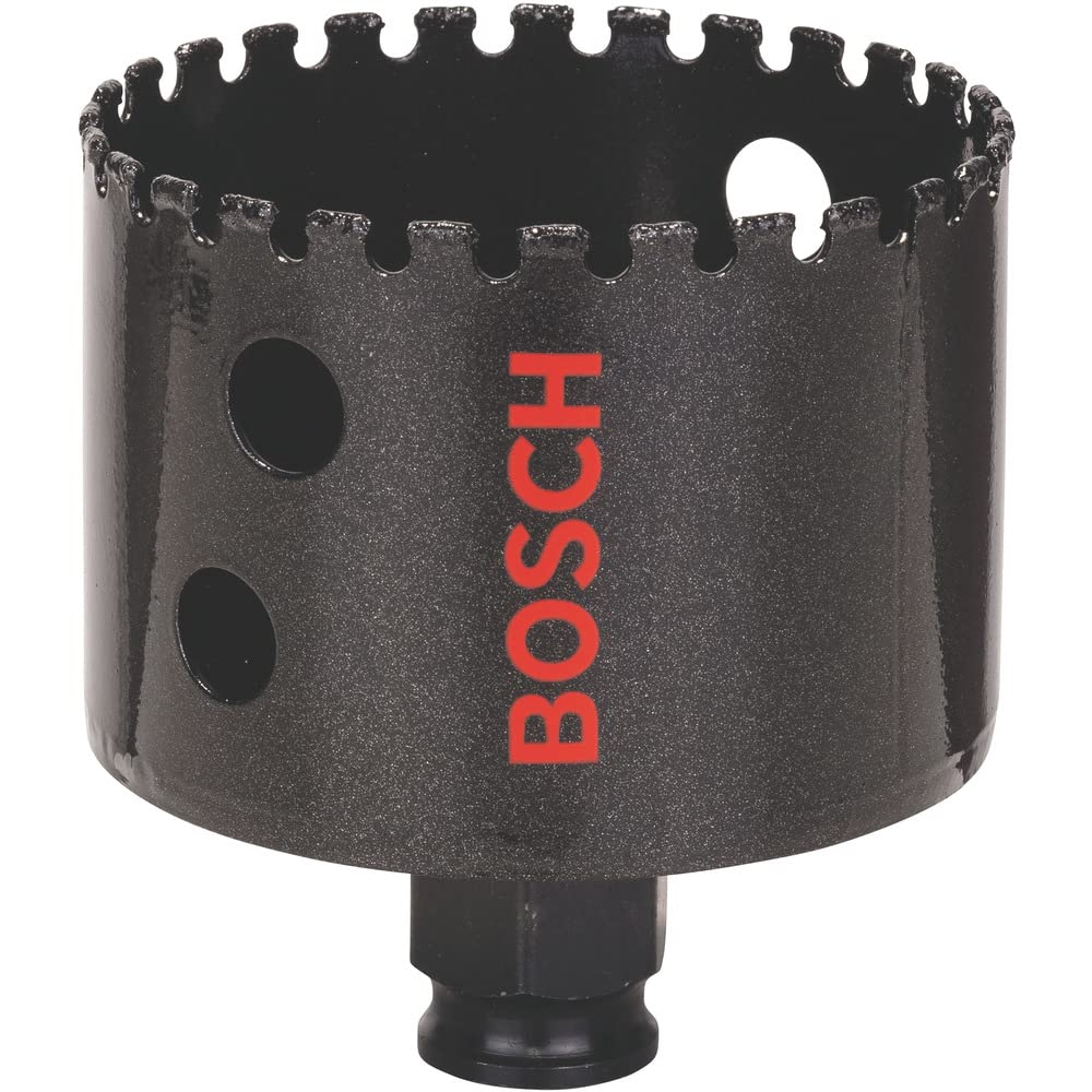 Bosch Professional 1x Diamant-Lochsäge Diamond for Hard Ceramics (für Fliesen, Stein, Ø 64 mm, Zubehör für Schlagbohrer)