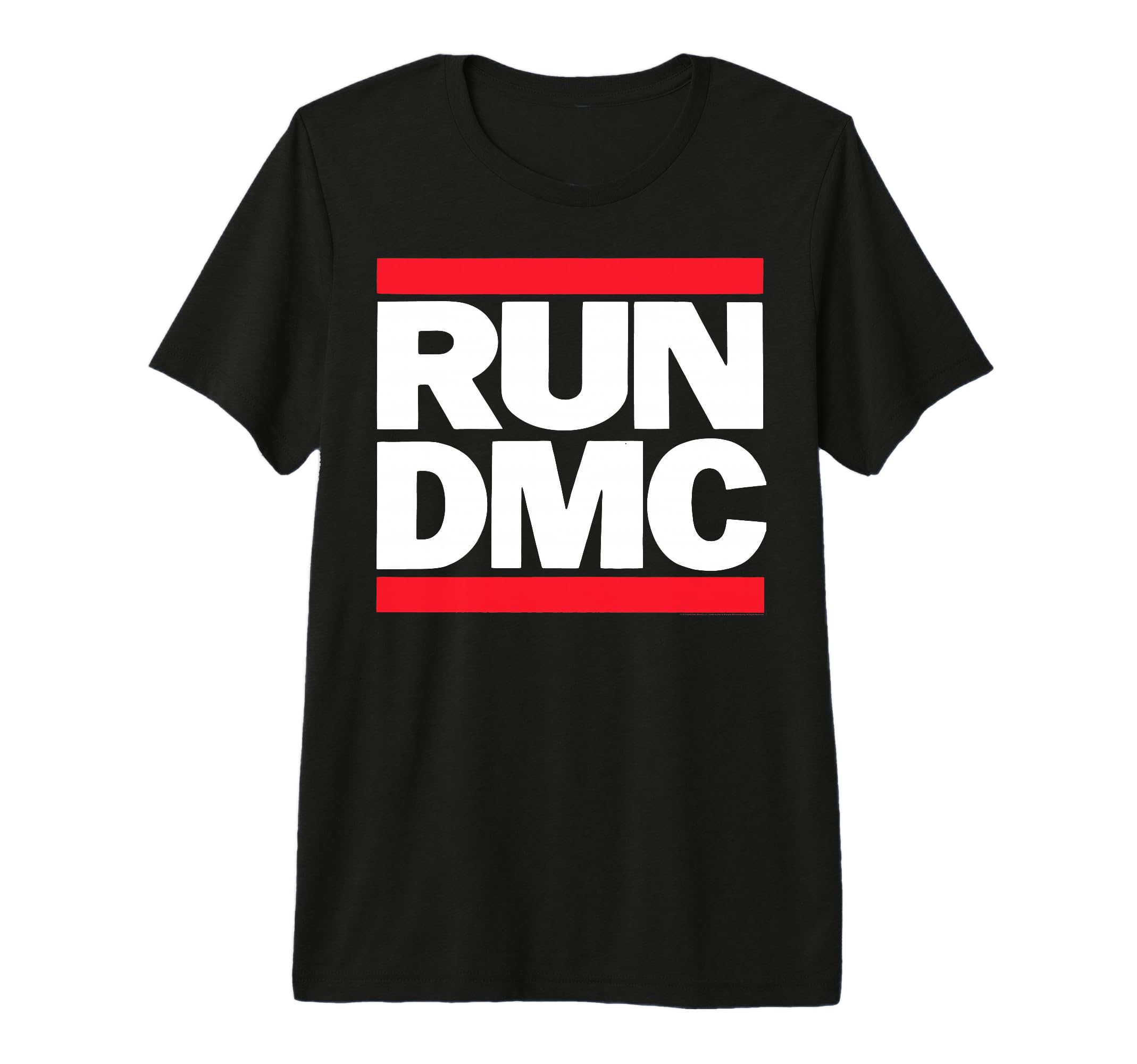 - Run DMC Official Logo Premium Tri-Blend T-Shirt