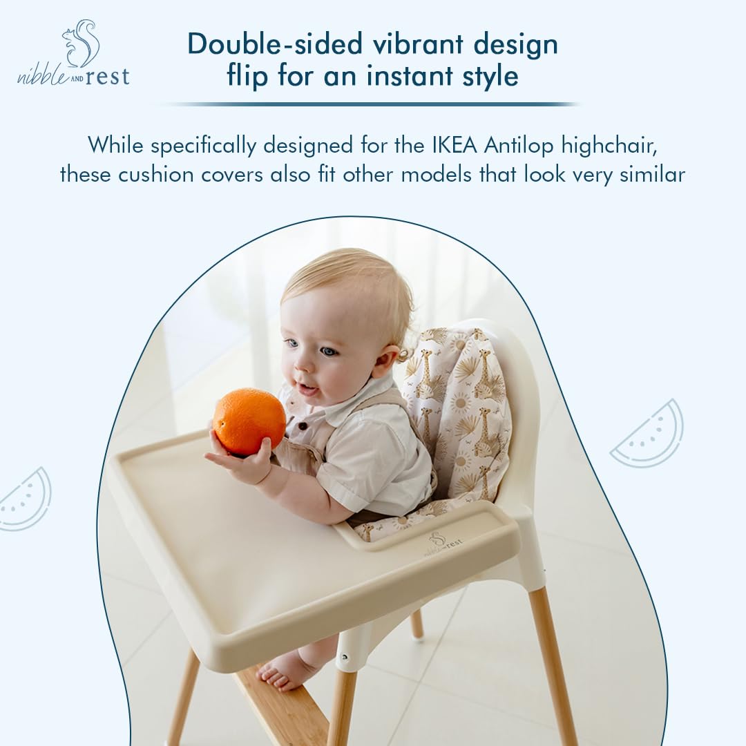 High Chair Insert Cushion Dadouman Inflatable & Reversible Supporting ...
