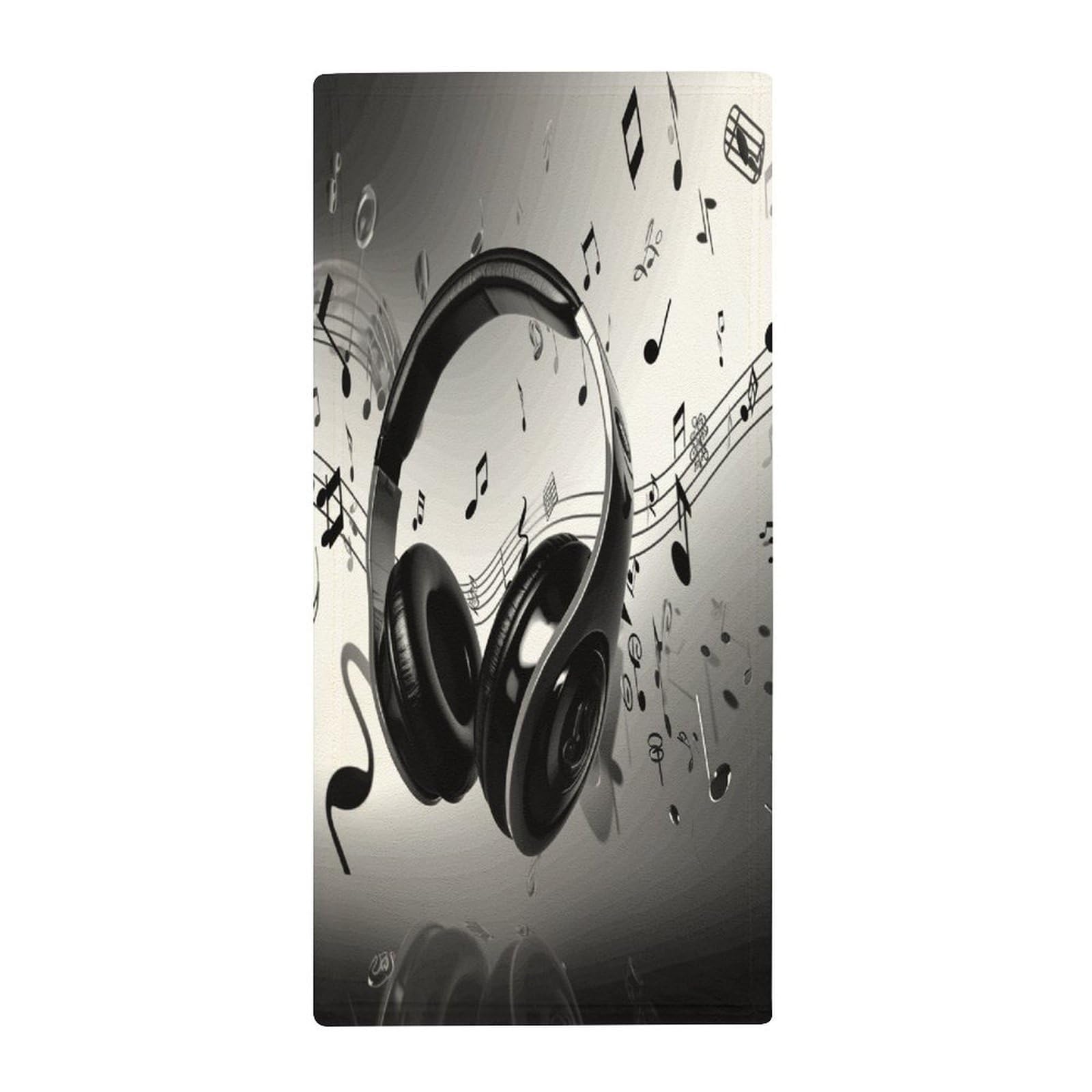 Fekiloot Style Music Towels For Bathroom, Bath Towels 13.8 X 28.7 Inch, Hand Towel Multipurpose Use As Bath Fitness, Bathroom, Shower, Sports, Yoga Towel