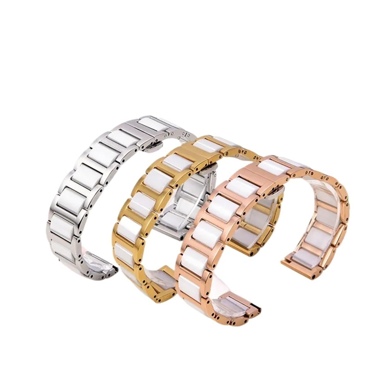Run Ken Bracelet de montre en céramique 20 mm Bracelet de montre en acier 306L 22 mm