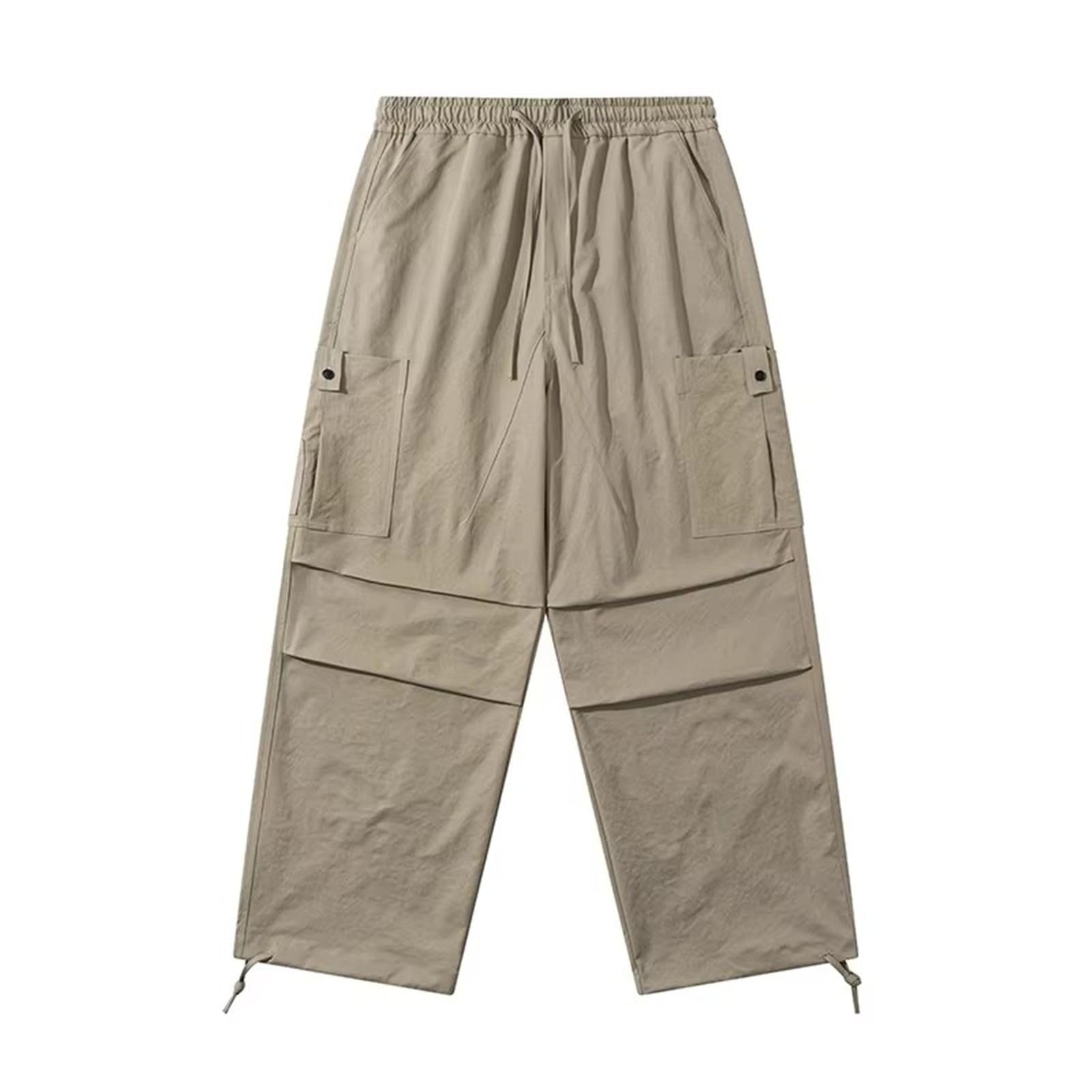 Pantalones de Carga bolsudos Deportivos para Hombre, Pantalones Unisex Holgados Casuales callejeros
