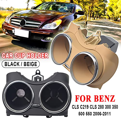 Portavasos para Mercedes-Benz CLS C219 2006-2011 Beige miniatura 2