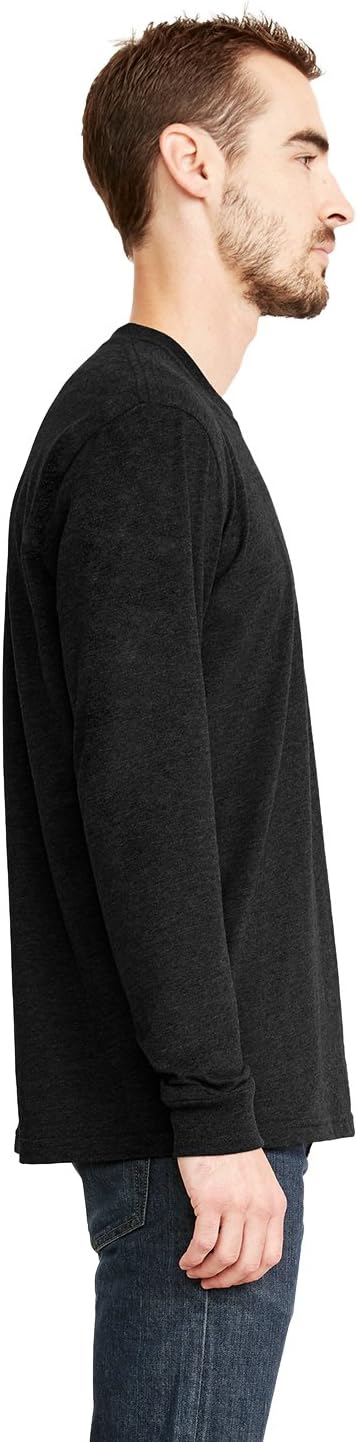 Next Level Sueded Long-Sleeve Crew (6411) - Image 2