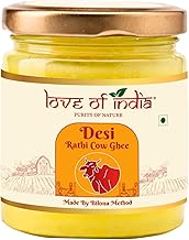 Love of India A2 Ghee 150 ml | Rathi Cow Bilona Ghee | Crafted with Fresh Curd-Churned Cow Milk | Pure Desi Ghee for Everyday Use, Cooking, Tadkas & Puja
