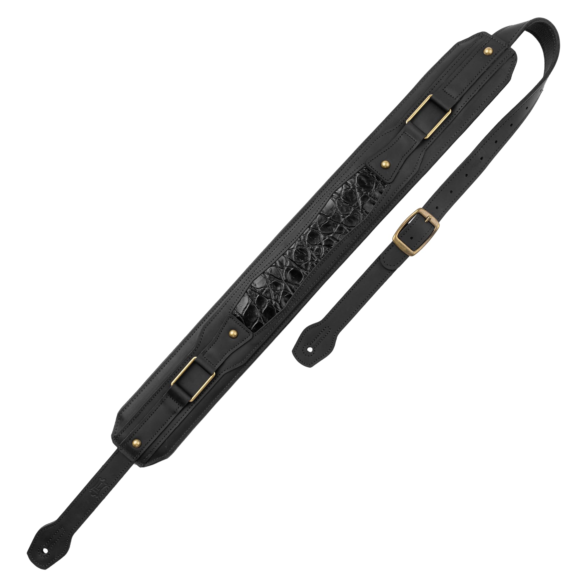 Levy's MCH11APX-BLK Guitar Strap, Black, 3"