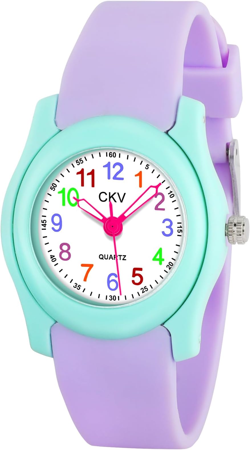 Kids Watch for Boys Girls Watches Age 3-12, 1.18" Dial-3 ATM Waterproof Child Wristwatch Time Teaching Easy to Read Kids Presents