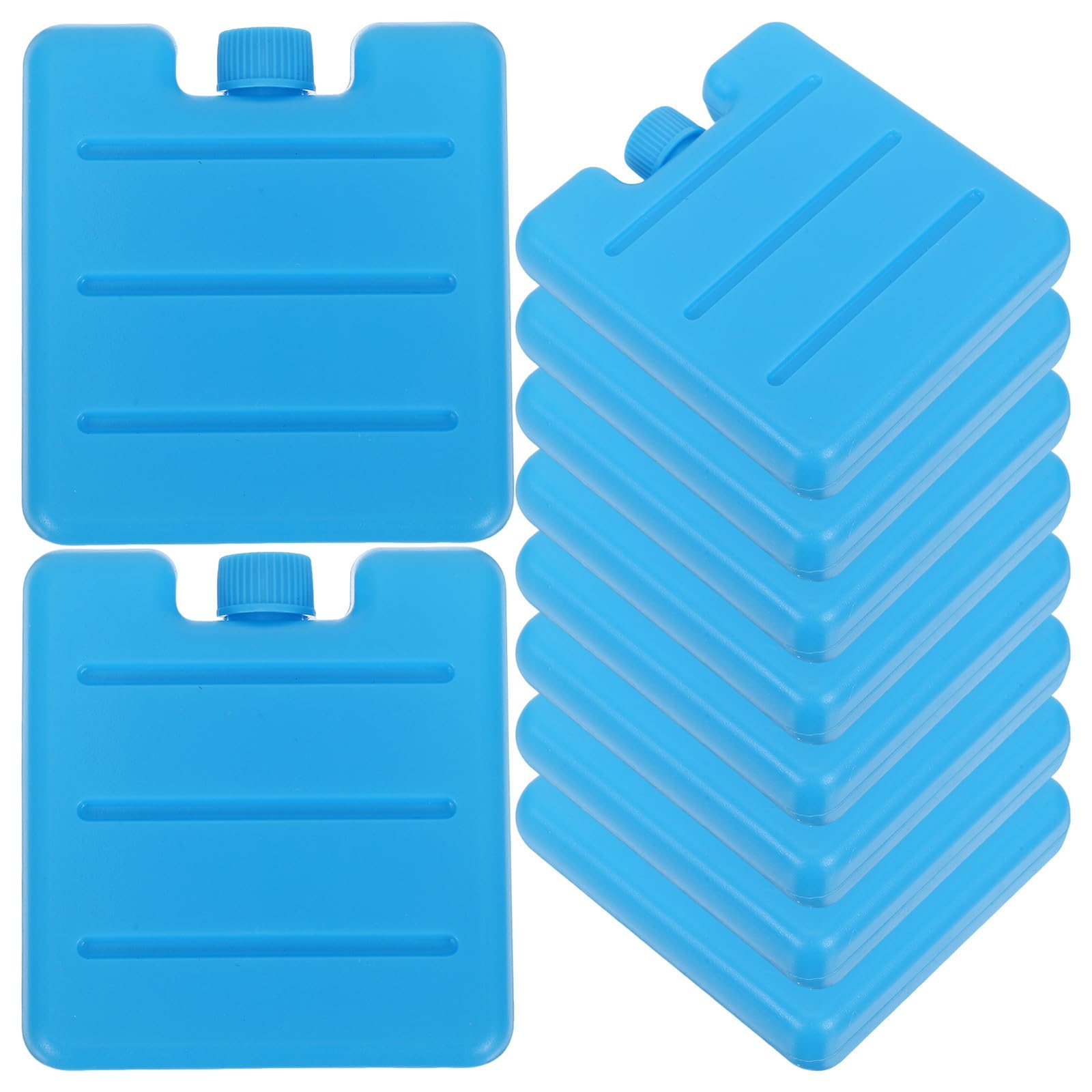 10 Piezas Bloques de Hielo Reutilizables 7, 6x8x9cm