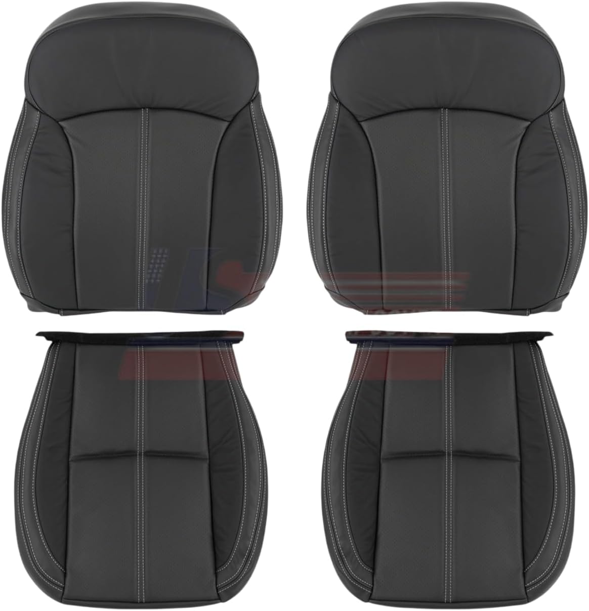 2017-2018 fits Subaru fitsester Touring Genuine Leather Front Seat Covers Black