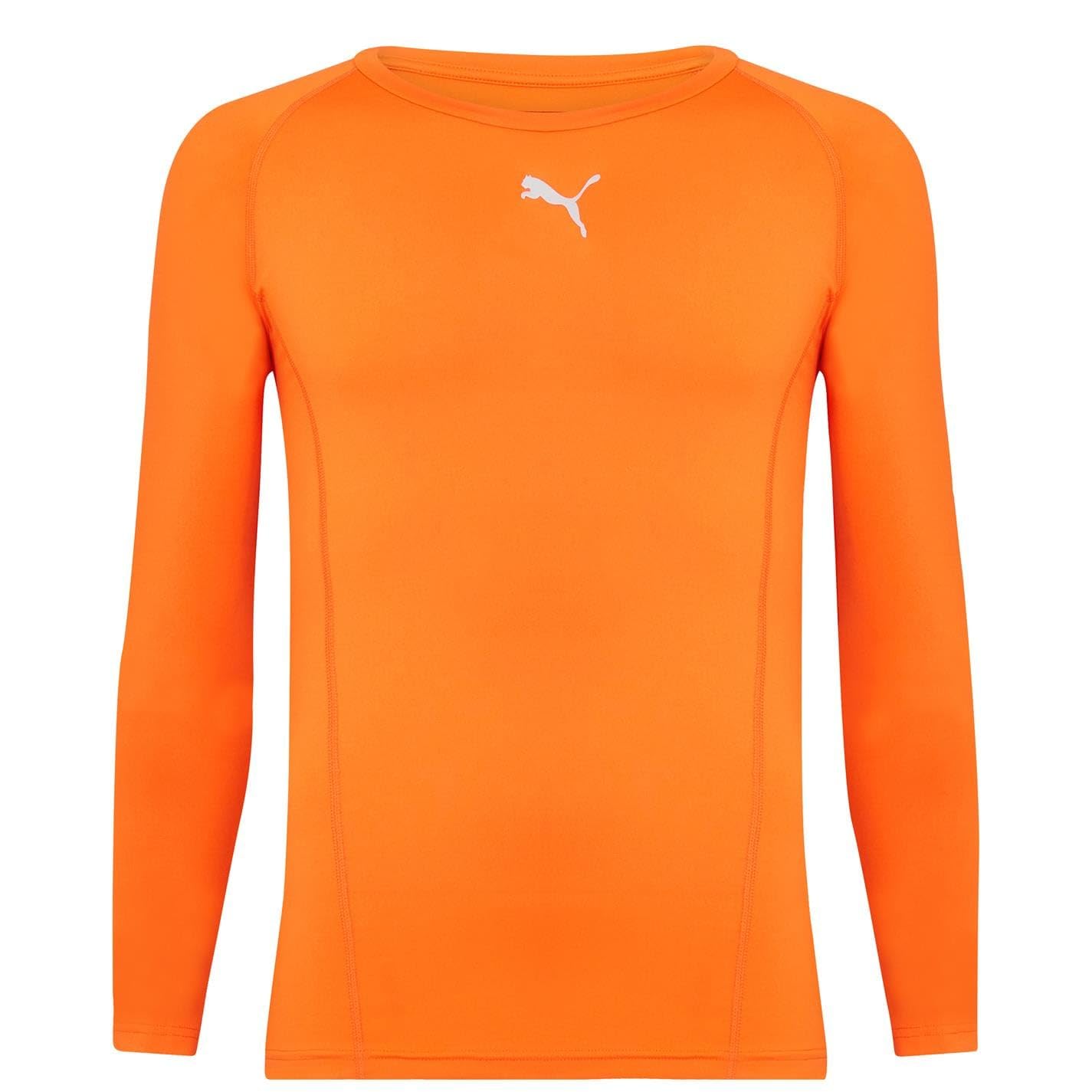 PUMA Liga Baselayer Tee Ls Koszulka Performance Mężczyźni,Pomarańczowy (Golden Poppy),XL