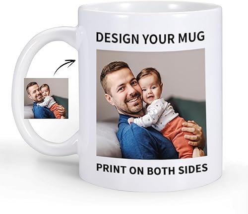 Taza de café personalizada, taza de café personalizada, regalo de foto personalizada, tazas personalizadas con foto y texto, regalo de cumpleaños,