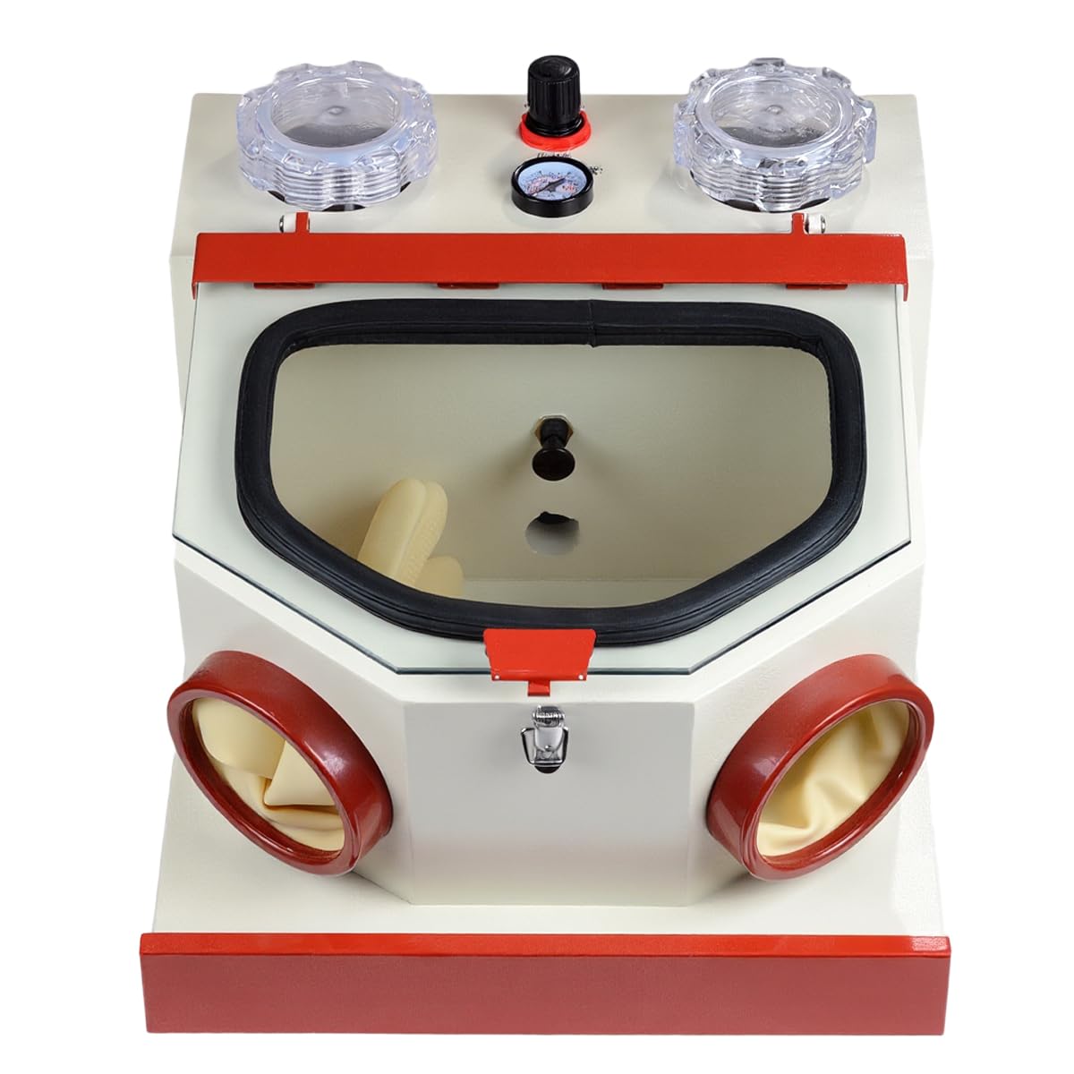 Giroflee Lab Equipment Double Pen Sandblasting Box Blasting Unit Twin-Pen Sandblaster Sandblasting Machine