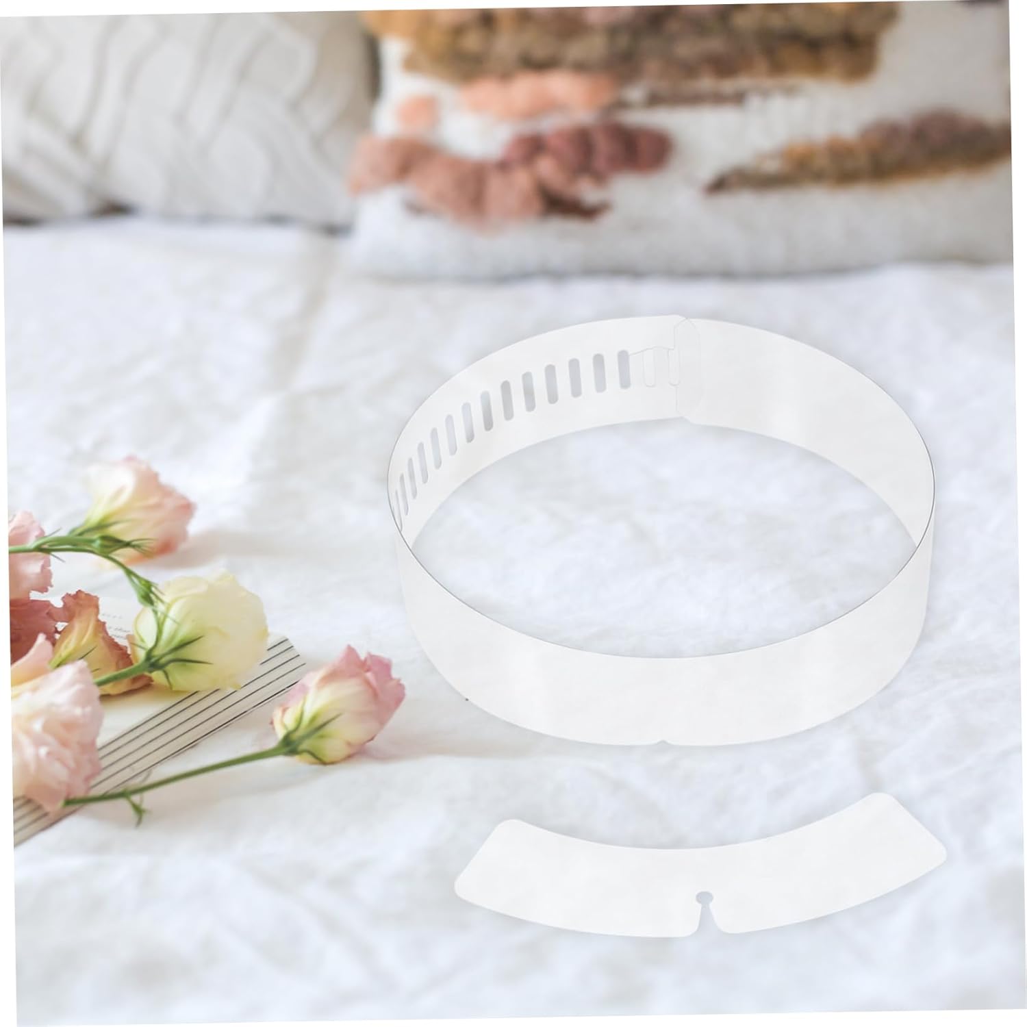 Beaupretty 200Pcs Collar Fixing Strips Durable Plastic Collar Strips for Blouses Smooth Edges Elastic Design for Dress Shirts Blouses Enhance Your Style
