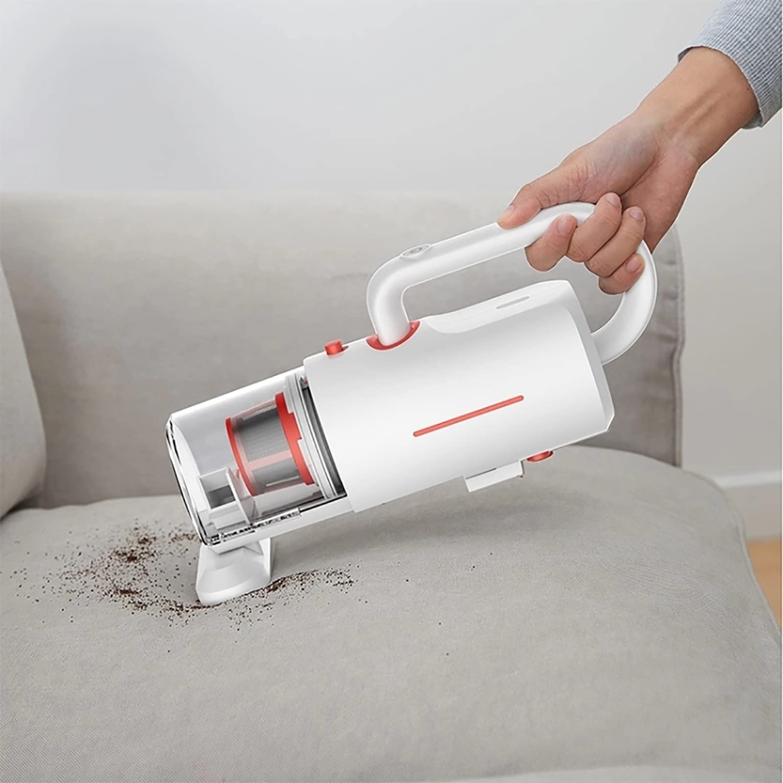 3 In 1 Aspirapolvere Wireless UV Con Filtraggio HEPA Aspirapolvere Portatile Per Acari Macchina Per La Pulizia Dei Materassi Strumento Per La Rimozione Degli Acari Distrugge Fino Al 99,9% Di Tutti
