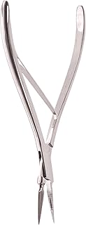 TAMSCO Virtus Splinter Forceps 6-Inch, Extra Long Clamp Curved, Surgical Stainless Steel, Locking Ratchet