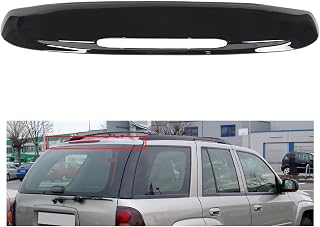 MGWILL Upper Tailgate Molding Compatible with 2002-2009 Chevrolet Trailblazer Replacement for 19150496 GM1904106 Black