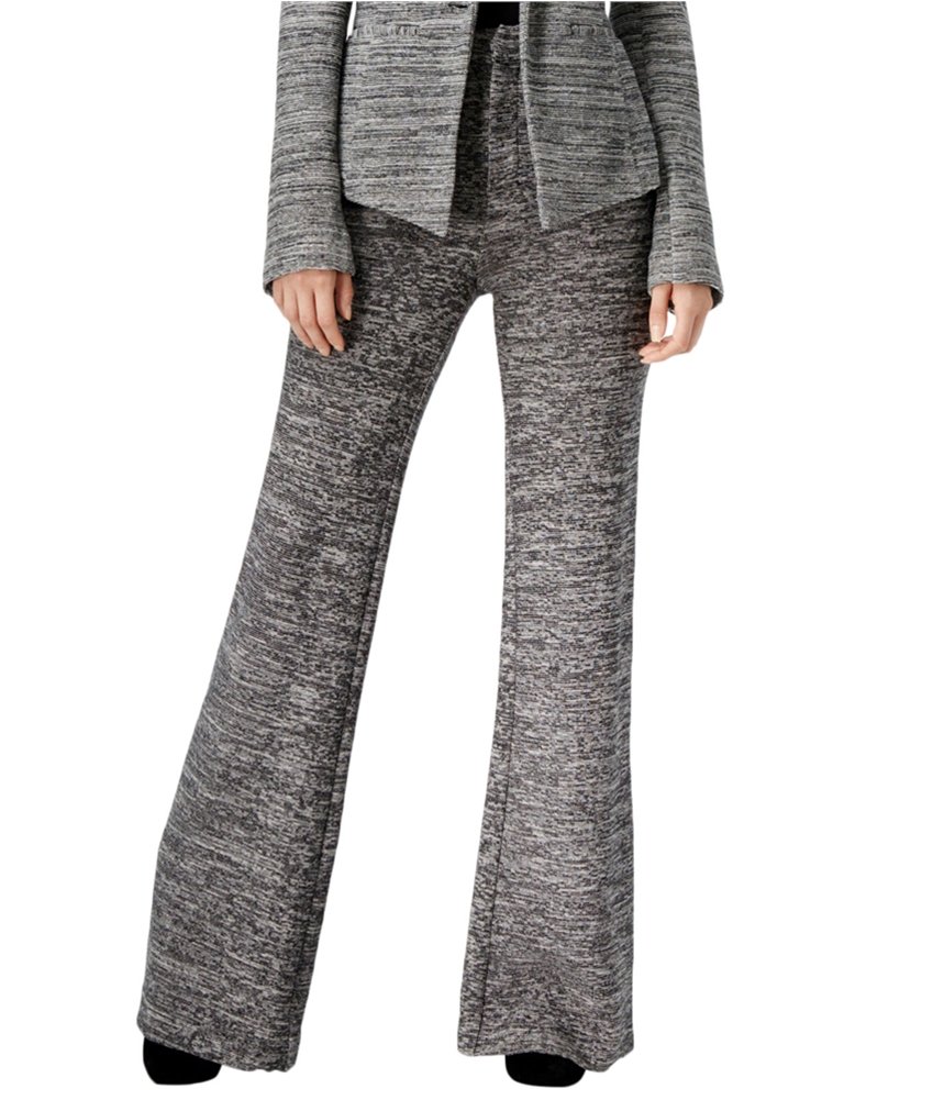 Rachel Roy Womens Flared Casual Trouser Pants Black 0 Long