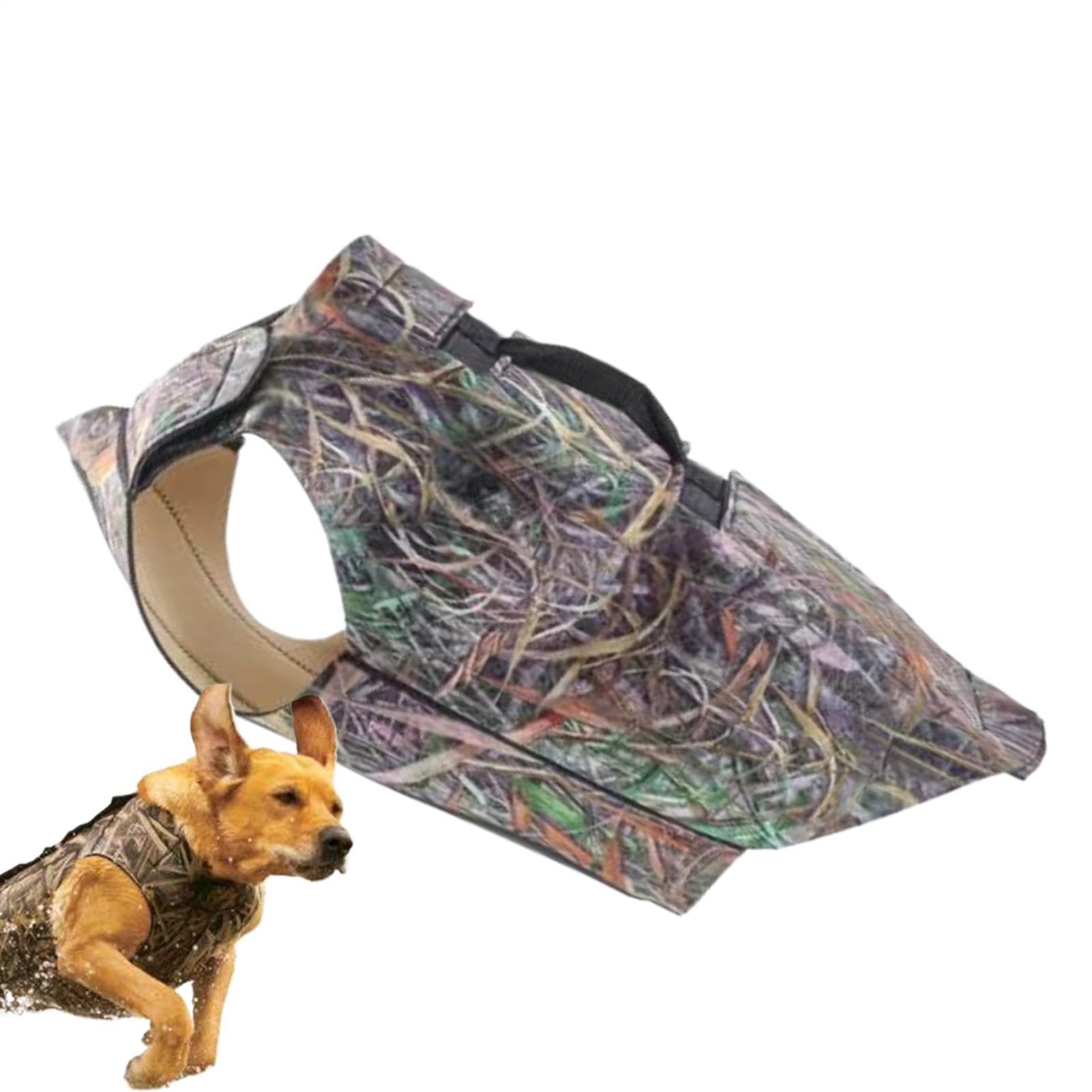 Gilet mimetico per cani, abbigliamento per cani, gilet da caccia, gilet sportivo regolabile, gilet di sicurezza mimetico per cani di taglia piccola e grande
